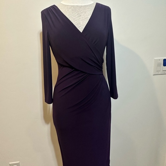 Ralph Lauren Dresses & Skirts - Ralph Lauren Deep Purple Long Sleeve Dress